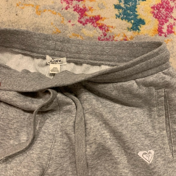 NWOT Roxy gray drawstring cozy sweatpants - Picture 4 of 5